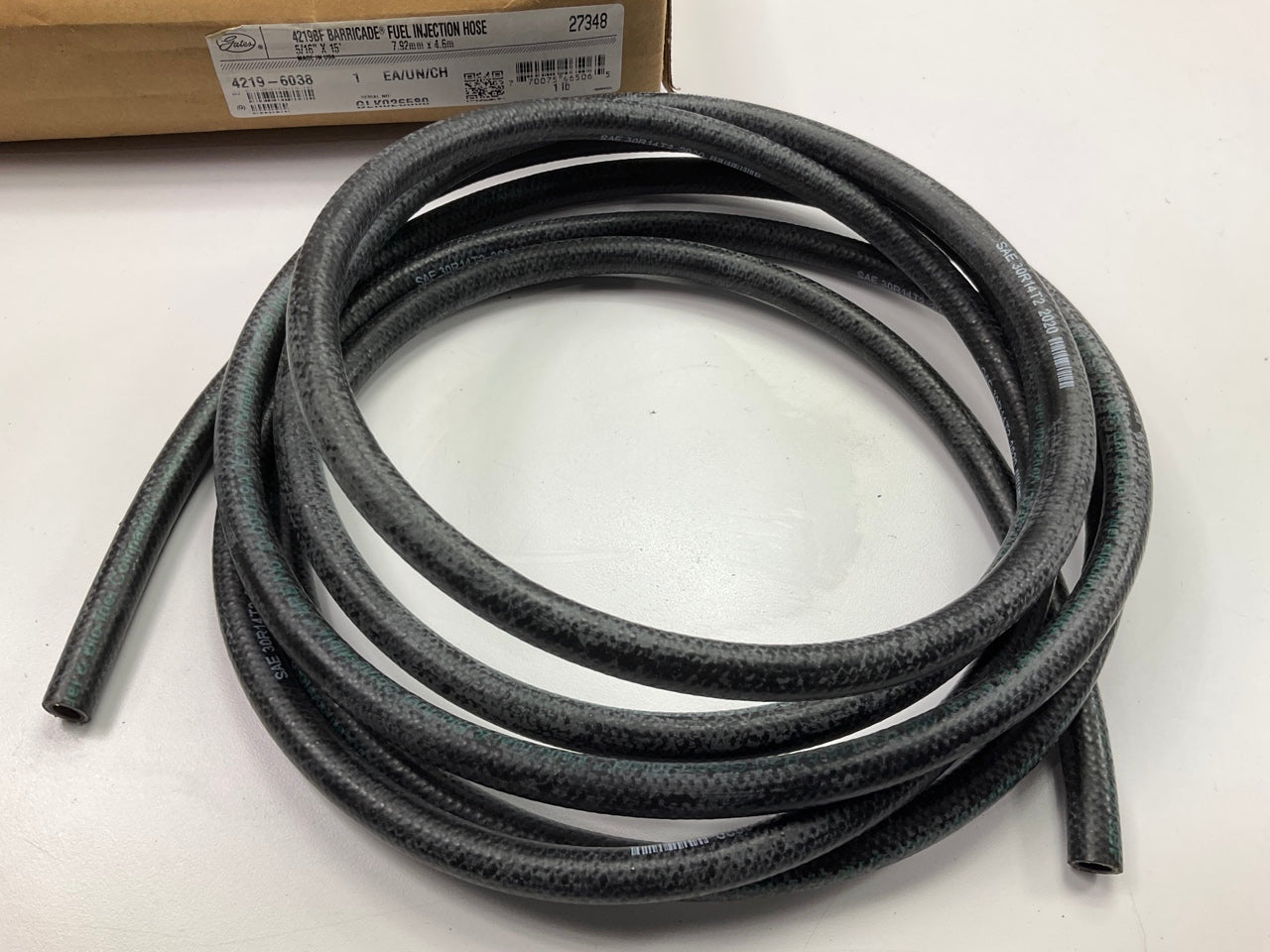 15 FEET - Gates 27348 Barricade Fuel Injection Hose, 5/16'' ID