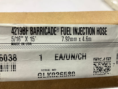 15 FEET - Gates 27348 Barricade Fuel Injection Hose, 5/16'' ID, 225 PSI W.P.