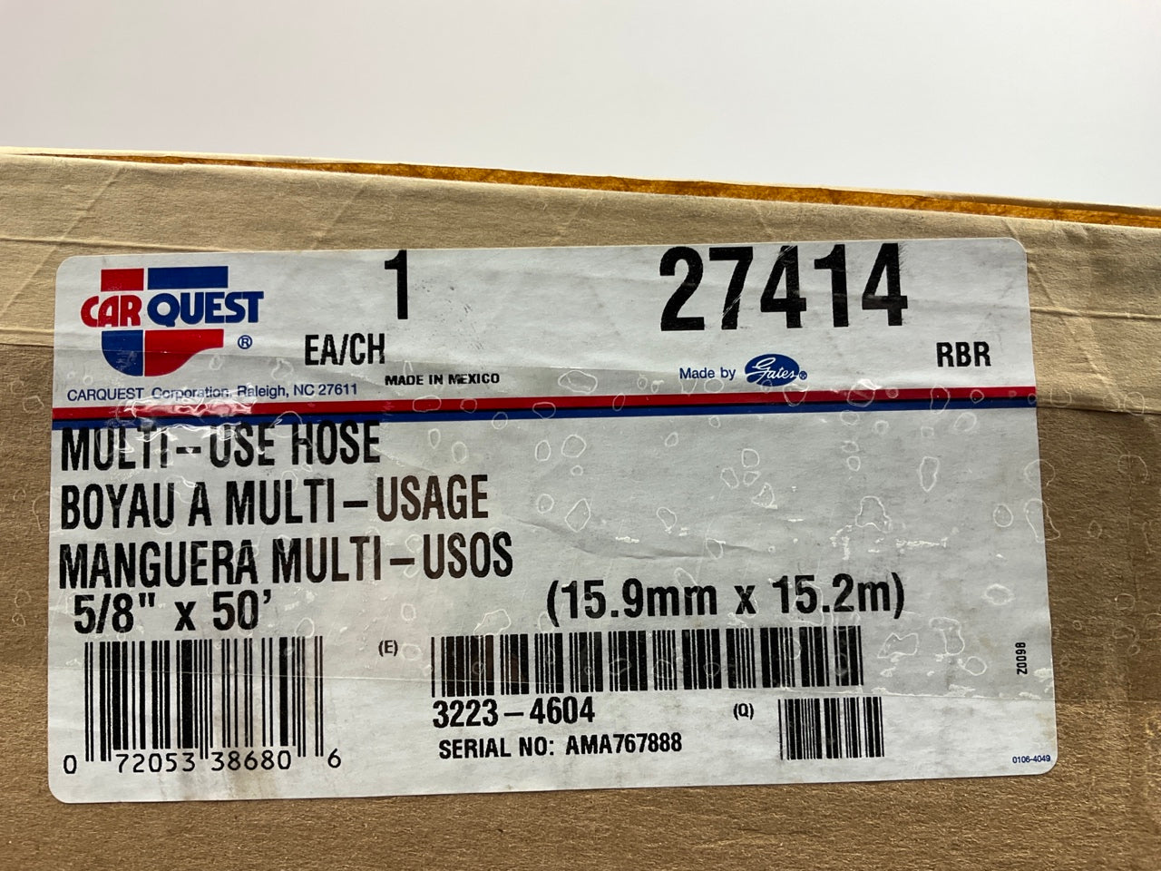 32 FEET - Gates 27414 Multi-Use Hose Red - 5/8'' ID, 315 PSI