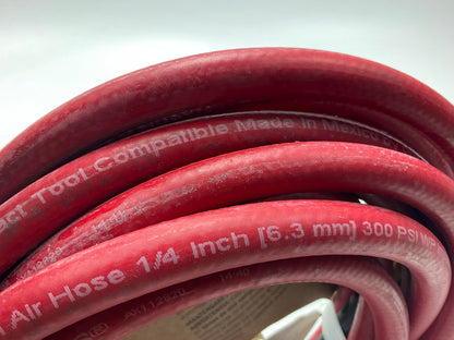 Gates 27485 Safety Stripe Professional Air Tool Hose, 1/4'' X 25', 300 PSI