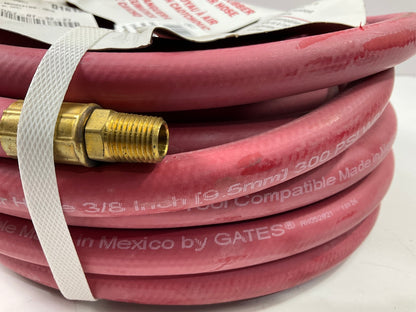 Gates 27489 Rubber Air Tool Air Hose,  3/8'' X 50' - 300 PSI