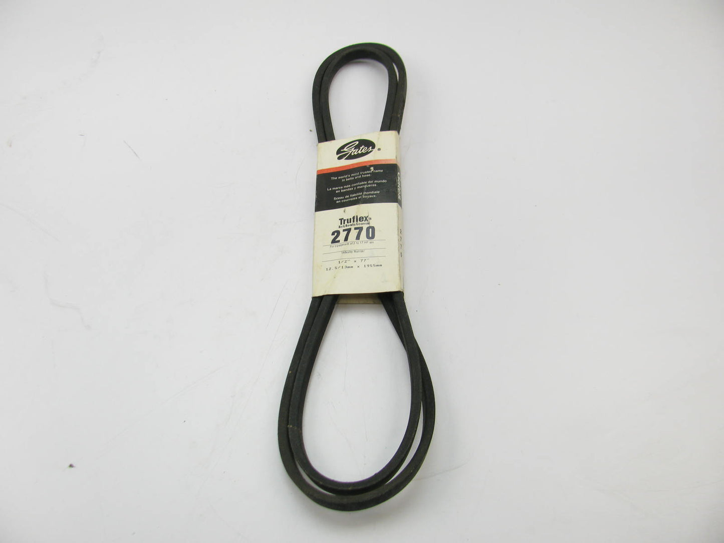 Gates 2770 Lawn & Garden Power Equipment Accessory Drive Belt - 1/2'' X 77''