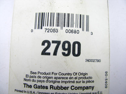 Gates 2790 Lawn & Garden Power Equipment Accessory Drive Belt - 1/2'' X 79.00''