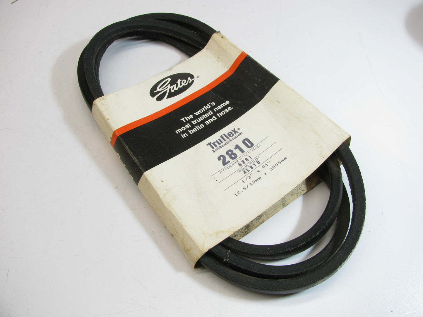 Gates 2810 Lawn & Garden Power Equipment Accessory Drive Belt - 1/2'' X 81''