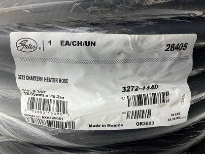 SOLD BY THE FOOT -  Gates 28405 Charter Heater Hose 3/4'' ID