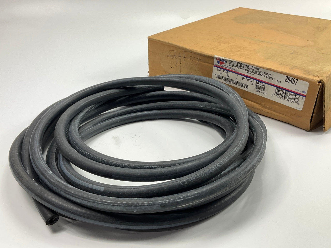 Gates 28407 Safety Stripe Radiator Coolant Hose - 1/4'' X 24 Feet