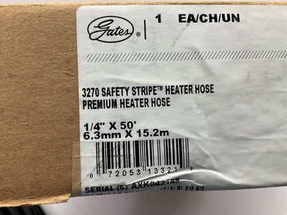 Gates 28407 Safety Stripe Radiator Coolant Hose - 1/4'' X 50 Feet Roll