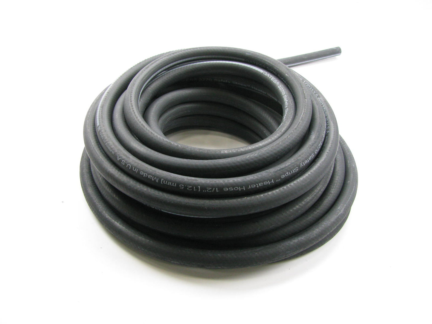 50 FEET - Gates 28410 Safety Stripe HVAC Heater Hose - 1/2'' ID X 50' Roll