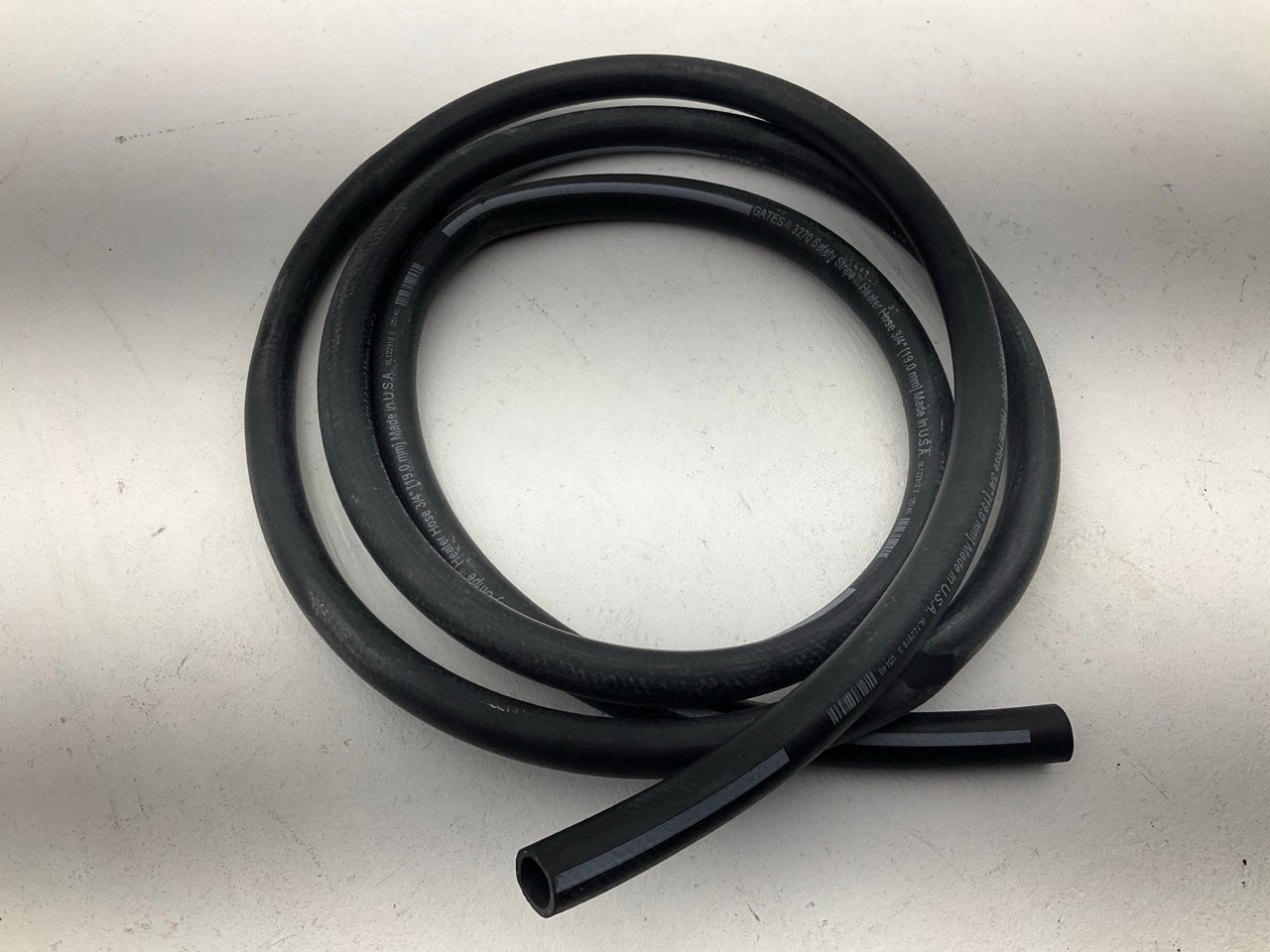 11 FEET - Gates 28412 3/4'' Standard Safety Stripe Black Heater Hose