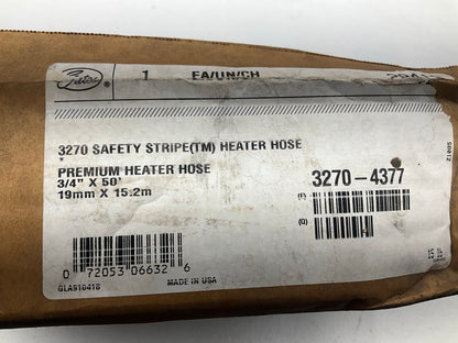 11 FEET - Gates 28412 3/4'' Standard Safety Stripe Black Heater Hose