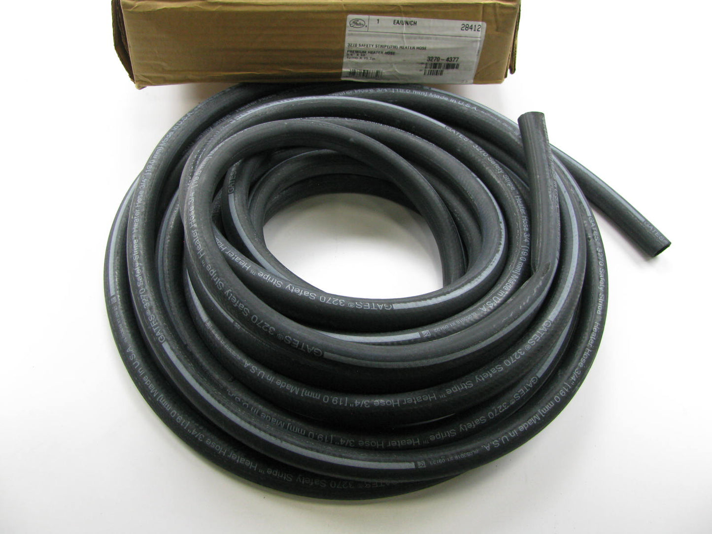 50 FEET - Gates 28412 Safety Stripe HVAC Heater Hose - 3/4'' X 50' Long
