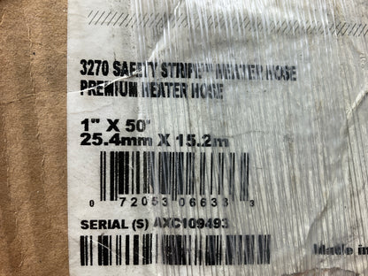 39 FEET - Gates 28413 Safety Stripe HVAC Heater Hose - 1'' X 39' Long