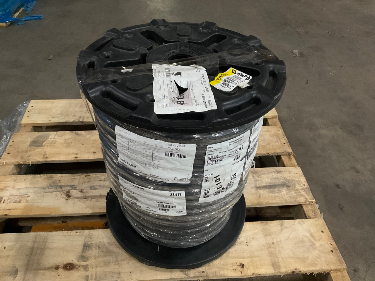 250 FEET Roll - Gates 28417 Safety Stripe Standard Straight Heater Hose