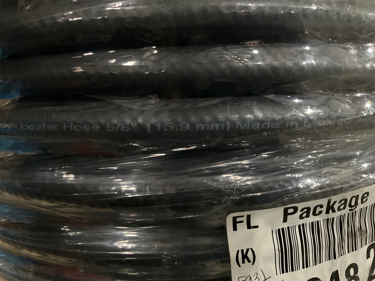 250 FEET Roll - Gates 28417 Safety Stripe Standard Straight Heater Hose
