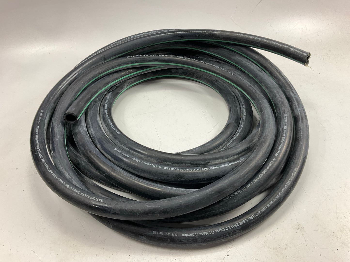 44 FEET - Gates 28441 Green Stripe HVAC Heater Hose - 5/8'' ID