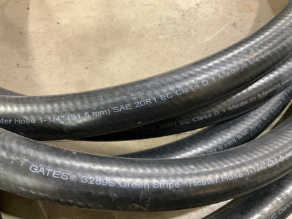 45 FEET - Gates 28445 / 3269S Green Stripe Heater Hose - 1-1/4'' (1.25'') SAE 20R1