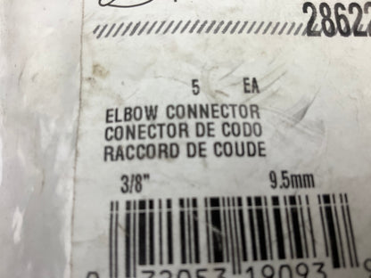 (5) Gates 28622 10mm 3/8 Inch 90 Degree Hose Connector