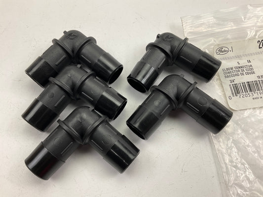 5 PACK - Gates 28625 Heater Coolant Hose 3/4'' 90 Elbow Fitting Adapter Connector