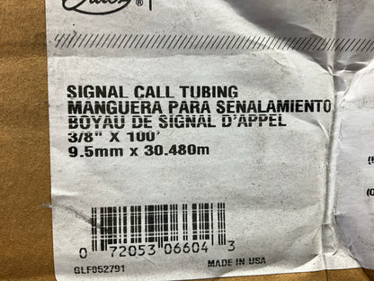 Gates 28681 Service Bell Signal Call Tubing 3/8'' X 100' Feet Long Hose Tube