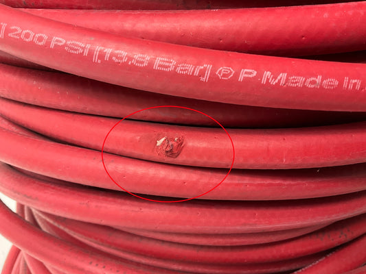 450 FEET Roll - Gates 28806 - 3/8'' X 450' Multi-Use Air / Water Hose, 200 PSI