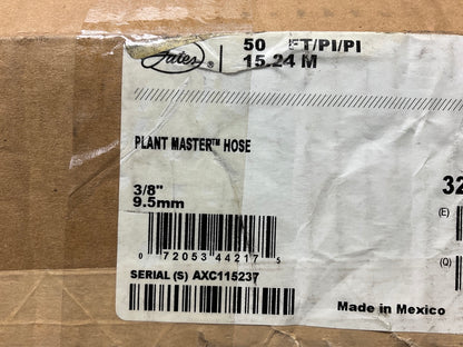 46 FEET - Gates 28826 Plant-Master 3/8'' 200 PSI Multi-Use Air And Water Hose