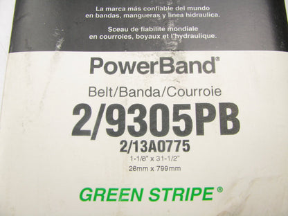 Gates 29305PB Accessory Drive Belt 1 - 1/8'' X 31 -1/2''