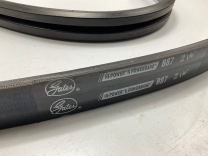 Gates 2/B87 Hi-Power II PowerBand V-Belt - Double Strand B87