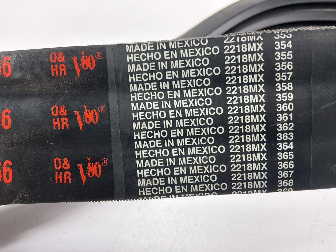 Gates 3/A66 Hi-Power II PowerBand V-Belt, 3 Strand