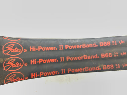 Gates 3/B68 PowerBand Industrial V-Belt - 3 Strand B68 Belt
