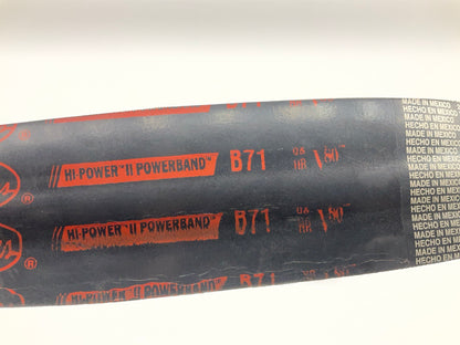 Gates 3/B71 PowerBand Industrial V-Belt, 3 Strand