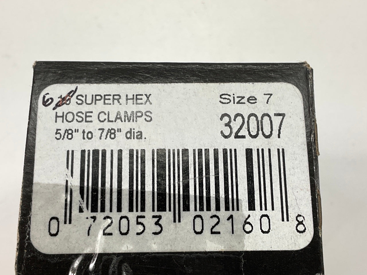 (8) Gates 32007 Hose Clamps, SAE Size 07, 5/8'' To 7/8'' Diameter