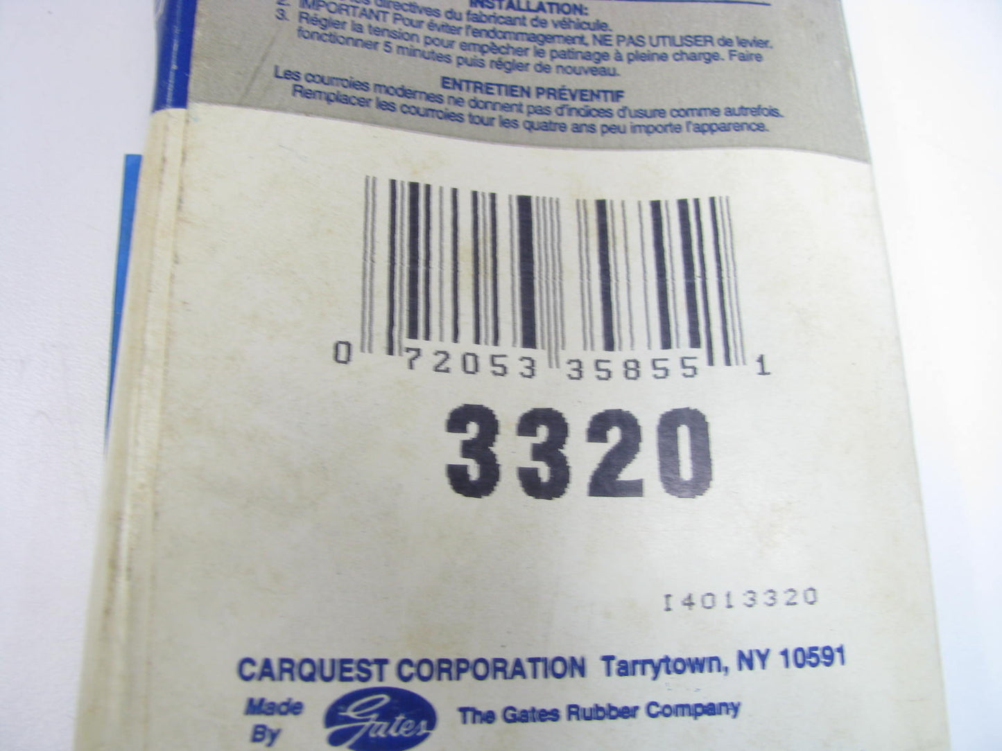 Gates 3320 Power Equipment Accessory Drive Belt - 21/32'' X 32''