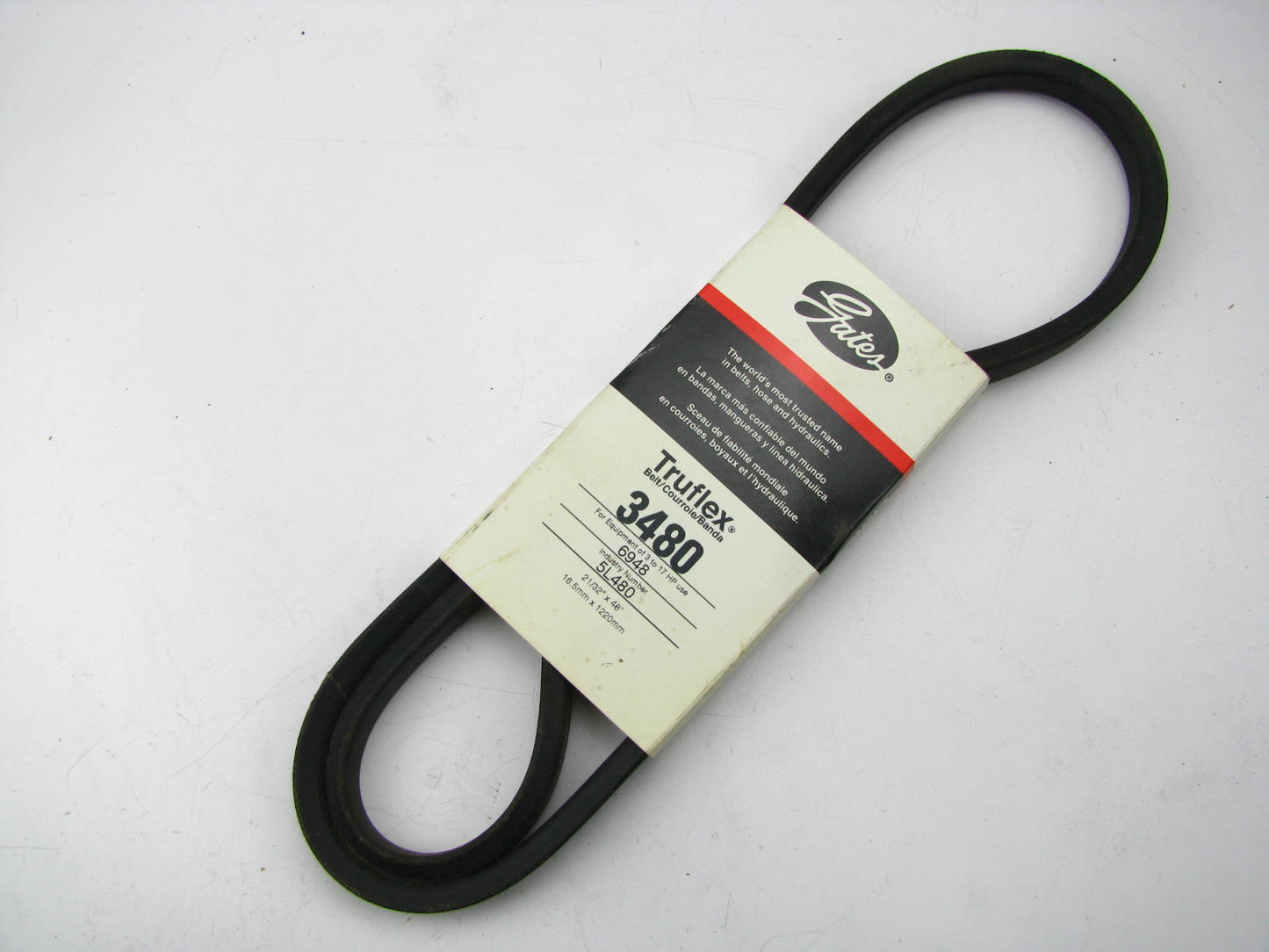 Gates 3480 Power Equipment Accessory Drive Belt - 21/32'' X 48.00''