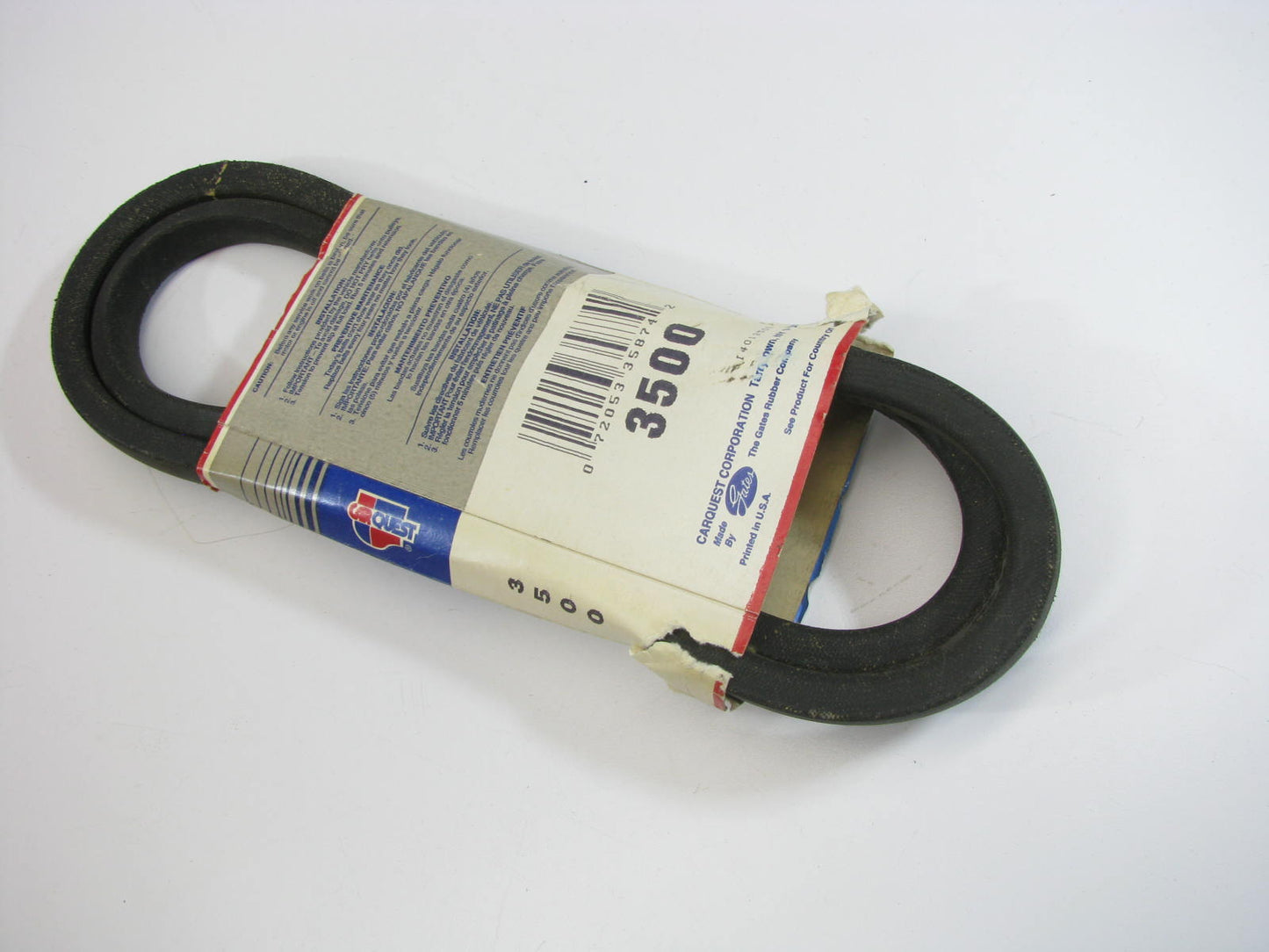 Gates 3500 Power Equipment Accessory Drive Belt - 21/32'' X 50''
