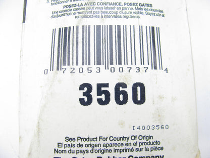 Gates 3560 Power Equipment Accessory Drive Belt - 3/8'' X 56''