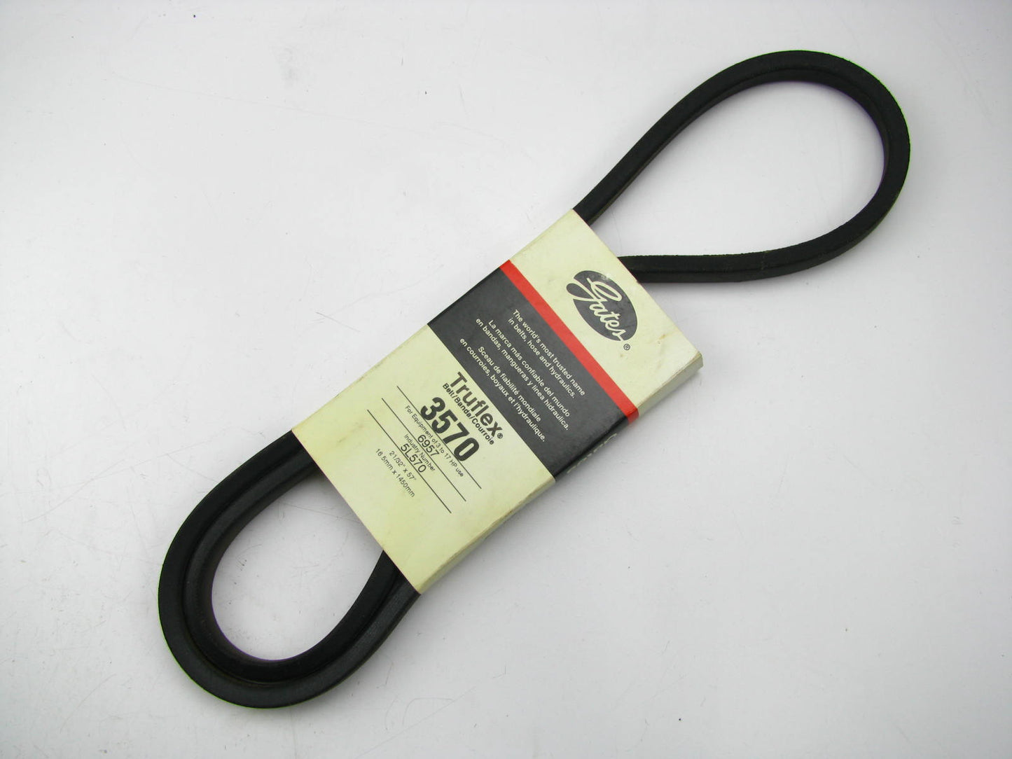 Gates 3570 Power Equipment Accessory Drive Belt - 5/8'' X 57''