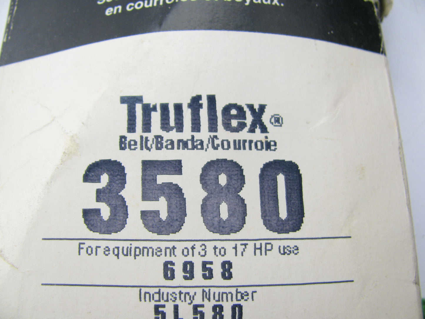 Gates 3580 Power Equipment Accessory Drive Belt - 21/32'' X 58''