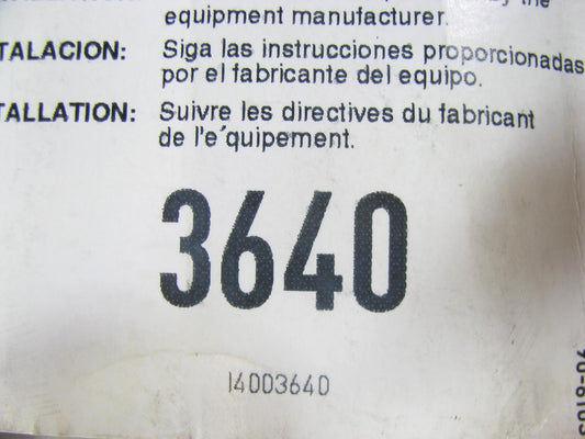 Gates 3640 Accessory Drive Belt - 0.53'' X 65.00'' - 36 Degree