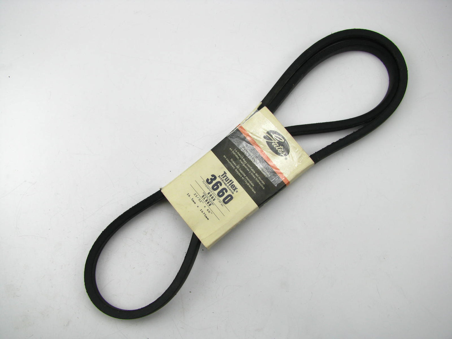 Gates 3660 Lawn & Garden Power Equipment Accessory Drive Belt - 21/32'' X 66''