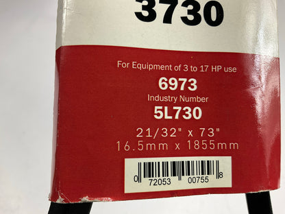 Gates 3730 Lawn & Garden Power Equipment Accessory Drive Belt - 21/32'' X 73''