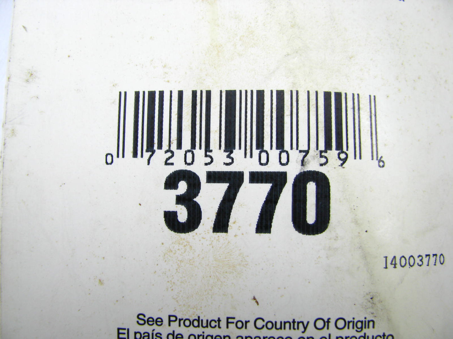 Gates 3770 Power Equipment Accessory Drive Belt - 21/32'' X 77''