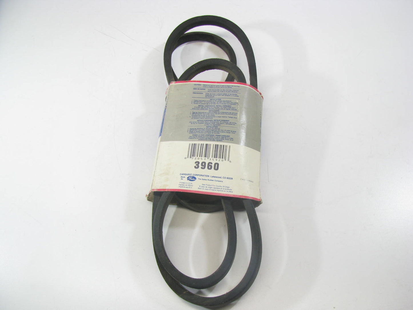 Gates 3960 Lawn & Garden Power Equipment Accessory Drive Belt - 21/32'' X 96''