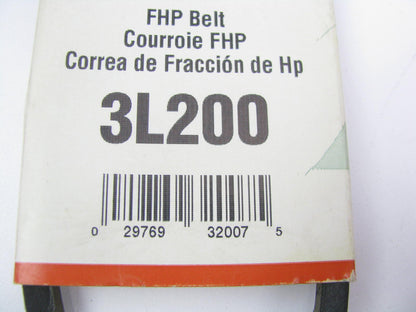 Gates 3L200 Power Equipment Accessory Drive Belt - 3/8'' X 20''