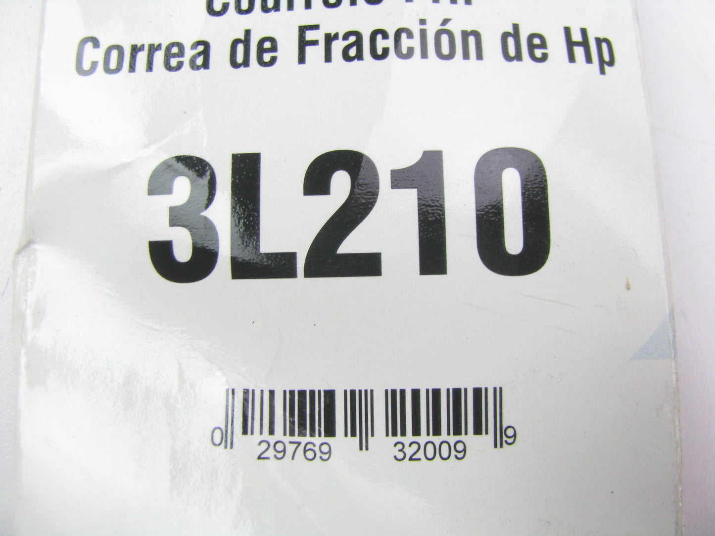 Gates 3L210 Power Equipment Accessory Drive Belt - 3/8'' X 21''