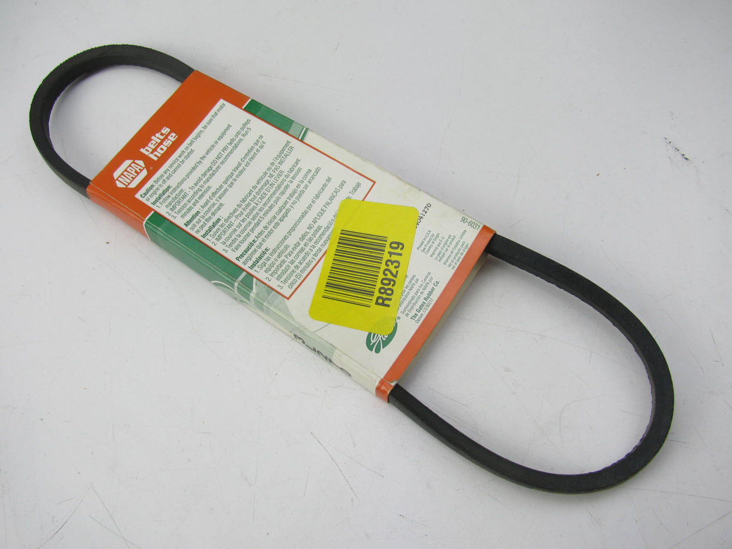 Gates 3L270 Power Equipment Accessory Drive Belt - 3/8'' X 27''