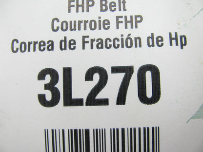 Gates 3L270 Power Equipment Accessory Drive Belt - 3/8'' X 27''