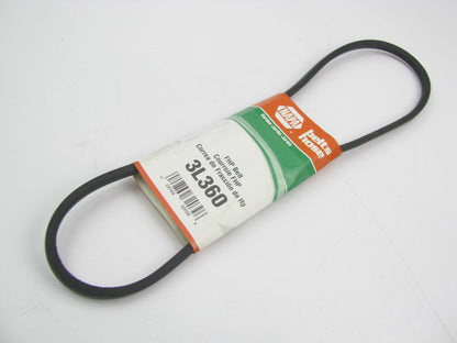 Gates 3L360 Lawn & Garden Power Equipment Accessory Drive Belt - 3/8'' X 36''