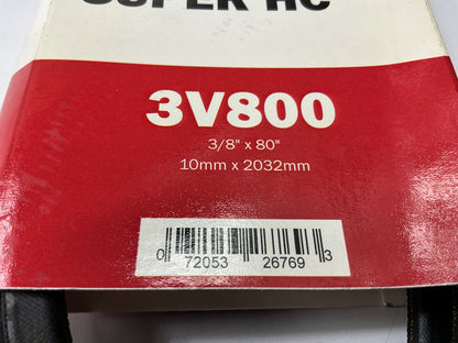 Gates 3V800 Industrial V-Wedge Accessory Drive Belt - 3/8'' X 80''