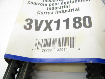 Gates 3VX1180 Industrial Cogged  Accessory Drive Belt - 3/8'' X 118''