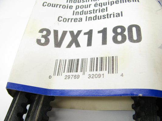Gates 3VX1180 Industrial Cogged  Accessory Drive Belt - 3/8'' X 118''